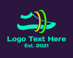 Space - Space Running Shoes logo design