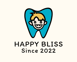 Happy Kid Dentist logo design