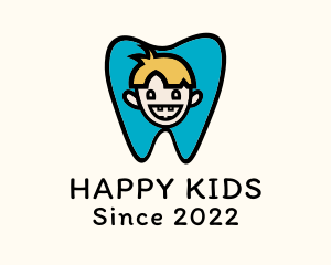 Happy Kid Dentist logo design