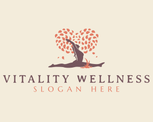 Wellness Woman Tree logo design