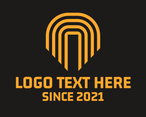 Metalwork - Linear Arch Construction logo design