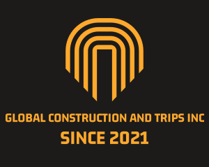 Establishment - Linear Arch Construction logo design