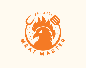 Grilled Roast Chicken logo design