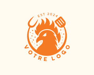 Roast - Grilled Roast Chicken logo design