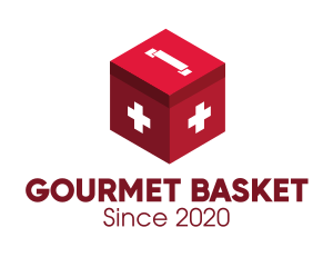 Hamper - Red Medical Kit Box logo design