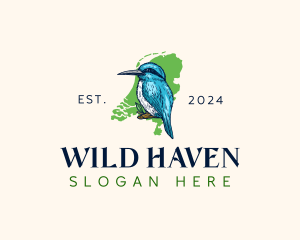 Netherlands Bird Wildlife logo design