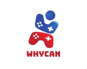Video Game - Game Controller Multiplayer logo design