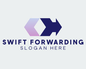 Arrow Forwarding Logistics logo design