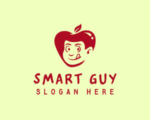 Apple Fruit Guy logo design