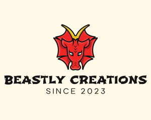 Oriental Dragon Beast logo design