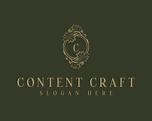 Vintage Luxury Frame logo design