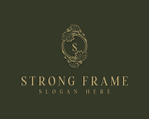 Vintage Luxury Frame logo design