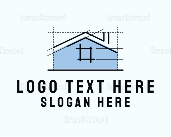 Home Architecture Contractor Logo