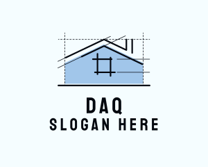 Home Architecture Contractor Logo