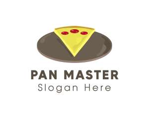 Pan - Pepperoni Pan Pizza logo design