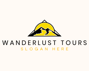 Outdoor Mountain Travel logo design