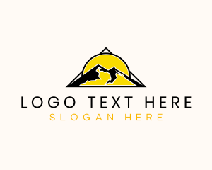 Valley - Outdoor Mountain Travel logo design