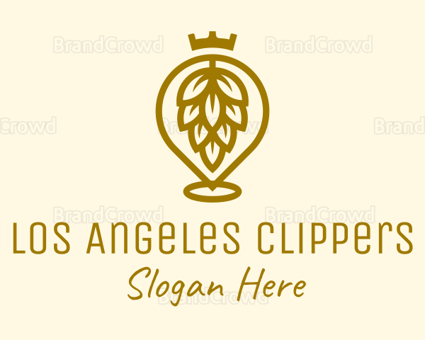 Gold King Hops Brewery Logo