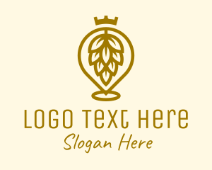 Agriculture - Gold King Hops Brewery logo design