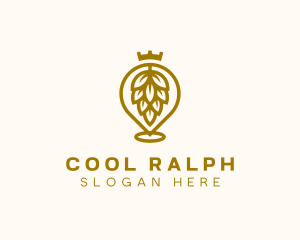 Gold Hops Brewery logo design