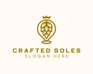 Gold Hops Brewery logo design