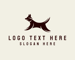 Veterinary - Jumping Pet Dog logo design