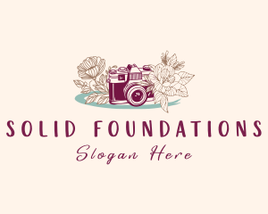 Content Creator - Studio Floral Camera logo design