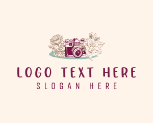 Videographer - Studio Floral Camera logo design