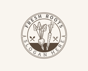 Root Vegetables Dining logo design