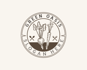 Root Vegetables Dining logo design