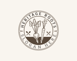 Root Vegetables Dining logo design