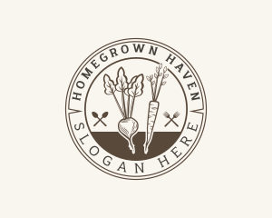 Root Vegetables Dining logo design