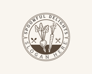 Root Vegetables Dining logo design