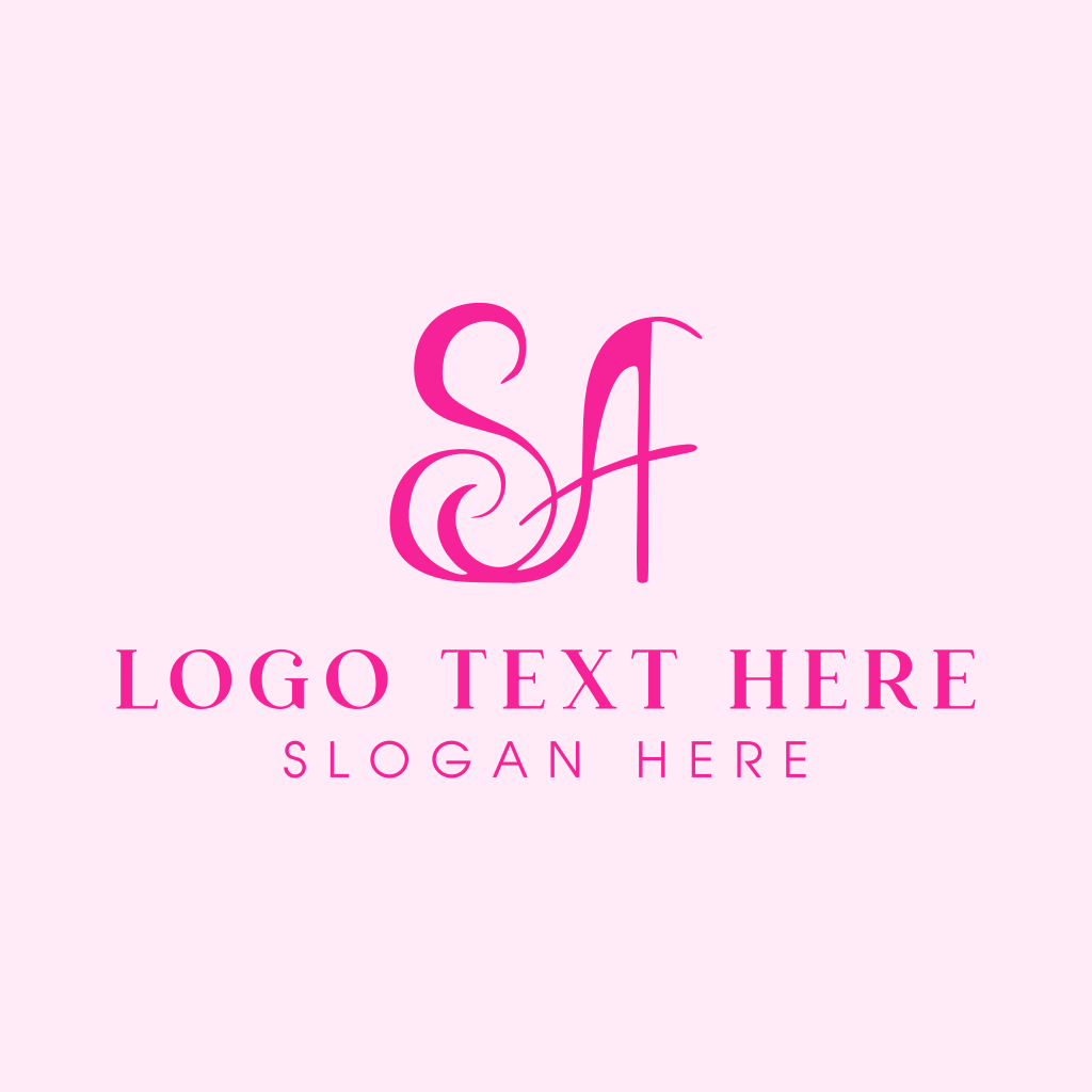 Fashion Letter SA Monogram Logo | BrandCrowd Logo Maker