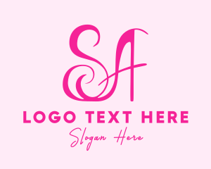 Trendy - Fashion S & A Monogram logo design
