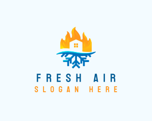 Fire Snow House logo design