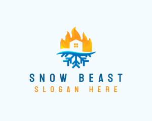 Fire Snow House logo design