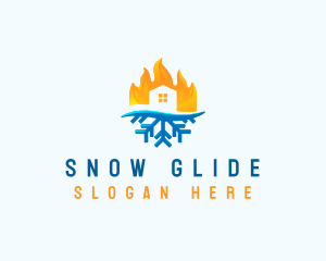 Fire Snow House logo design