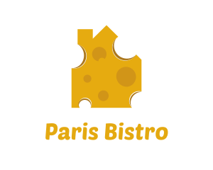 Yellow Cheese House logo design