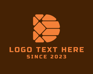 Company - Modern Geometric Letter D logo design