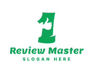 Review - Thumbs Up Number 1 logo design
