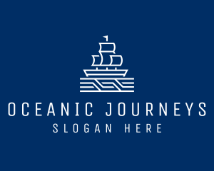 Voyage - Sailing Ship Boat logo design