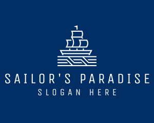 Boat - Sailing Ship Boat logo design