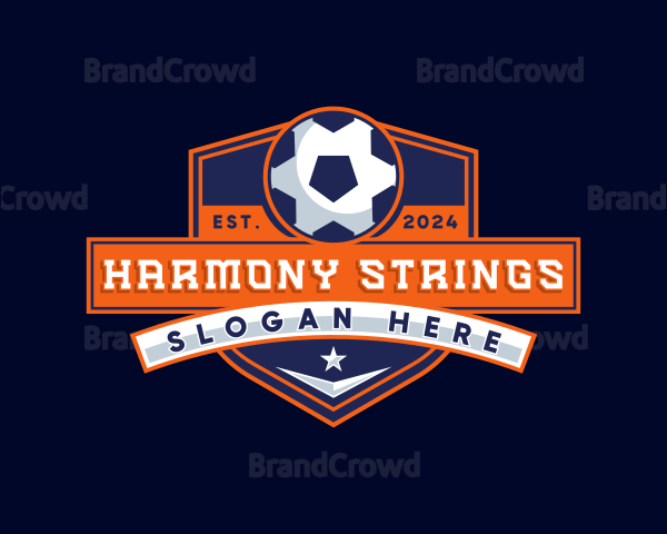 Football Soccer Tournament Logo