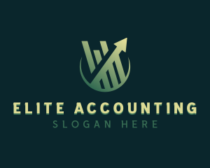 Finance Analytics Accounting logo design