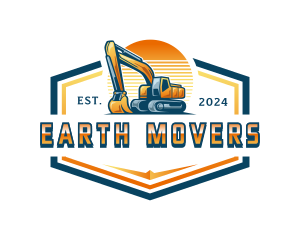 Excavation - Excavation Engineering Machine logo design