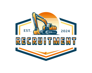 Heavy Equipment - Excavation Engineering Machine logo design