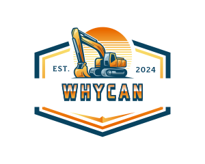 Machine - Excavation Engineering Machine logo design