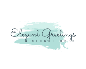 Elegant Cursive Firm  logo design