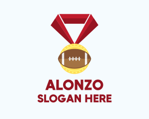 American Football Medal logo design